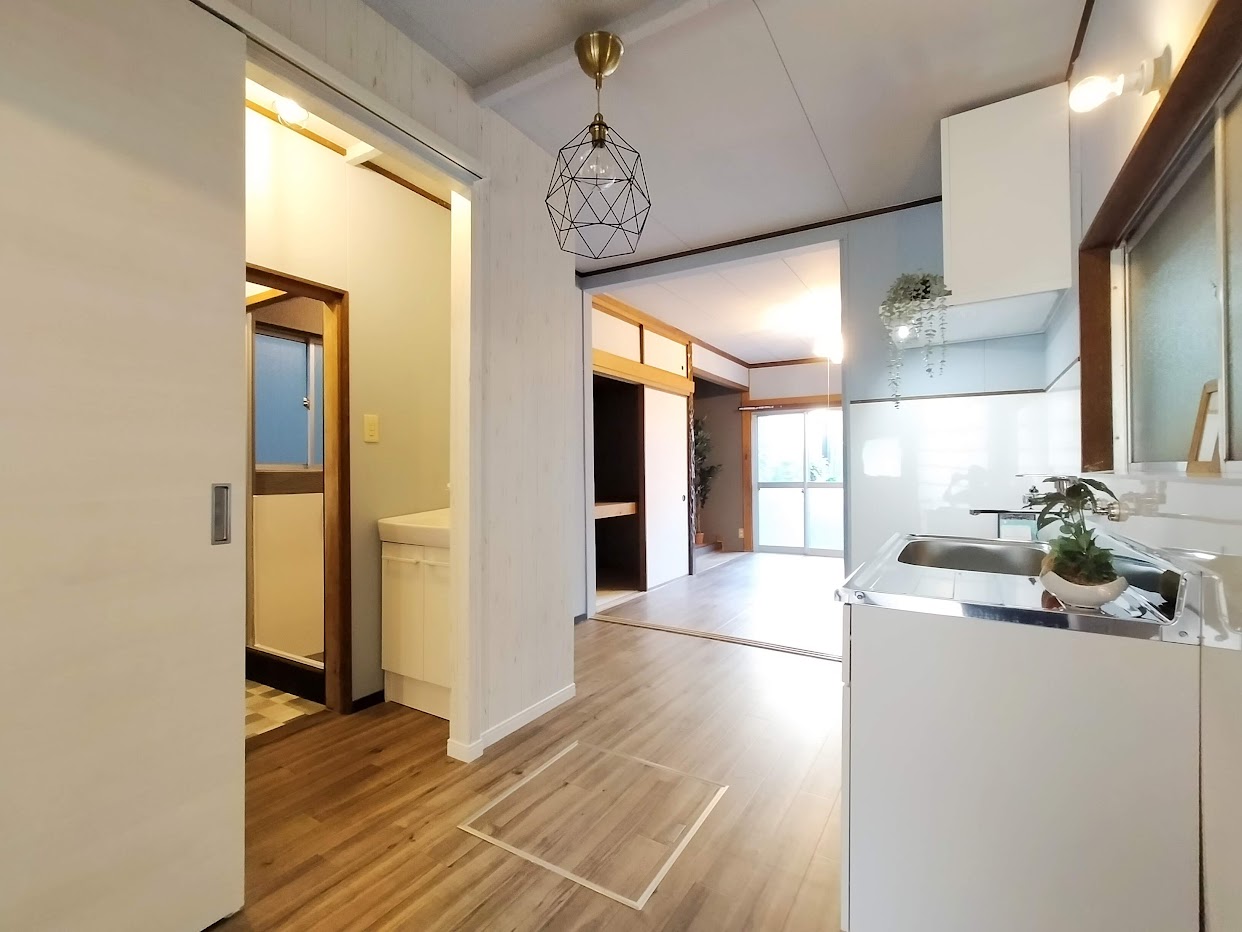 ヤモタス六田アフターキッチン周り | 愛知県・岐阜県・三重県で空き家管理・活用ならヤモタス